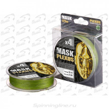 Плетеный шнур Akkoi Mask Plexus X4 125m Green 0.10mm 3.63kg