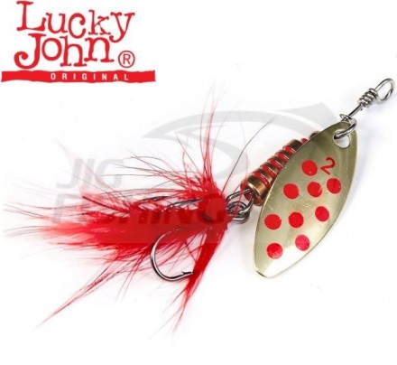Блесна вращающаяся Lucky John Spin-X Long 4 9gr #GR