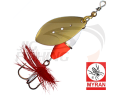 Вращающаяся блесна Myran Wipp Hot 5gr #Guld