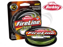 Шнур плетеный Berkley FireLine Tracer Smoke/Flame Green 110m 0.12mm 6.8kg