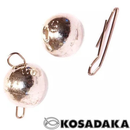 Груз чебурашка разборный Kosadaka вольфрам Silver 1gr
