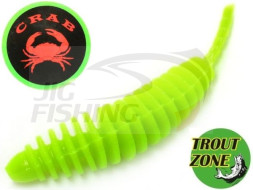 Мягкие приманки Trout Zone Plamp 1.6&quot; Green Chartreuse Crab