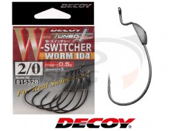 Крючки Офсетные Decoy Worm 104 W-Switcher #5/0 1.5gr