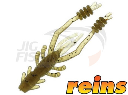 Мягкие приманки Reins Ring Shrimp 4&quot; #002 Geen Pumpkin