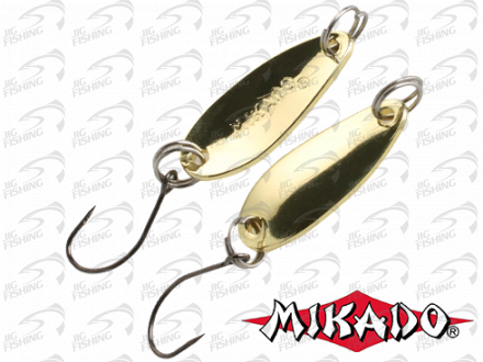 Колеблющаяся блесна Mikado Mini 1.5gr #Gold/Gold