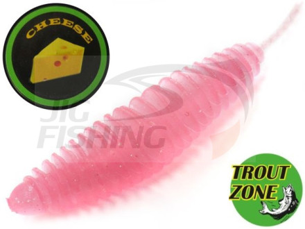 Мягкие приманки Trout Zone Plamp 2.5&quot; Pink FLK Cheese