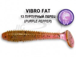 Мягкие приманки Crazy Fish Vibro Fat 2.8&quot; 13 Purple Pepper