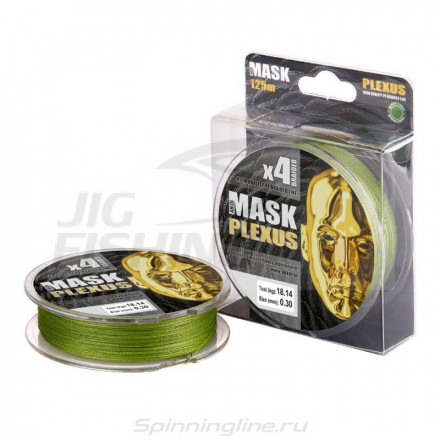 Плетеный шнур Akkoi Mask Plexus X4 125m Green 0.14mm 5.44kg