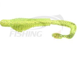 Мягкие приманки B Fish &amp; Tackle Moxi Ringie 3&quot; #104 Chart-Silver Flake-White core