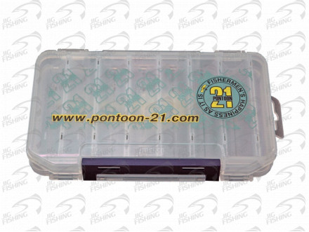 Коробка для воблеров Рontoon21 LCB #100 двухсторонняя