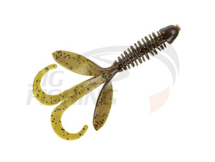 Мягкие приманки YUM F2 Wooly Hawgtail 4.5&quot; #08 Green Pumpkin