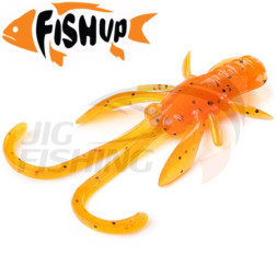 Мягкие приманки FishUp Baffi Fly 1.5&quot; ##049  Orange Pumpkin/Black