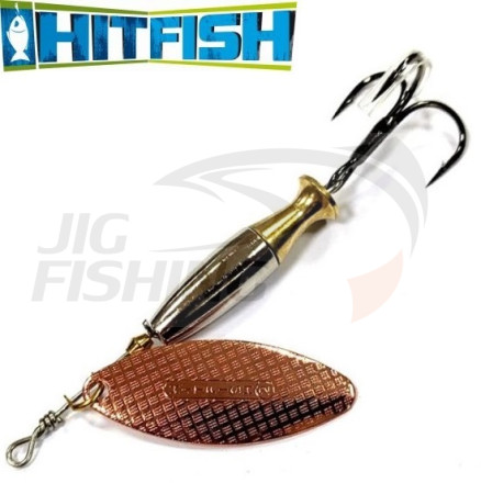 Вращающаяся блесна HitFish Palia Long Heavy #1 8gr 55mm 002