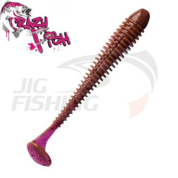 Мягкие приманки Crazy Fish Vibro Worm 2.5&quot; #12 Ultraviolet