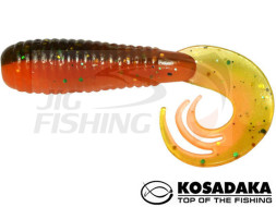 Мягкие приманки Kosadaka Triple Tail 90mm #DM