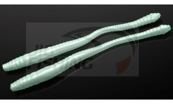 Мягкие приманки Libra Lures Dying Worm 80mm #000 Glow UV Green