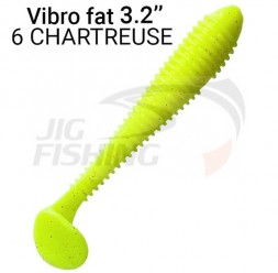 Мягкие приманки Crazy Fish Vibro Fat 3.2&quot; 06 Chartreuse