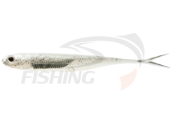 Мягкие приманки Fish Arrow Flash J Split SW 4&quot; #100 Shirasu Silver