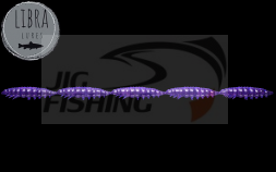 Мягкие приманки Libra Lures Larva Multi 5x25mm #020 Purple With Glitter