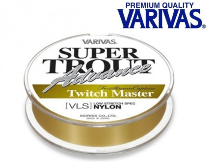 Монофильная леска Varivas Super Trout Advance Twitch Master VLS Nylon 100m 4lb 0.148mm 1.8kg