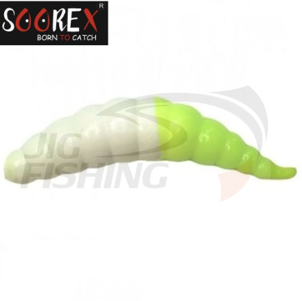 Мягкие приманки Soorex Tad 40mm #137 White Chartreuse