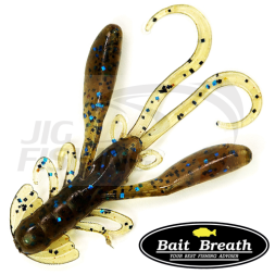 Мягкие приманки Bait Breath Rush Craw 2&quot; #724 Green Pumpkin Blue