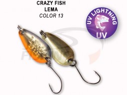 Колеблющиеся блесна Crazy Fish Lema 1.6gr #13