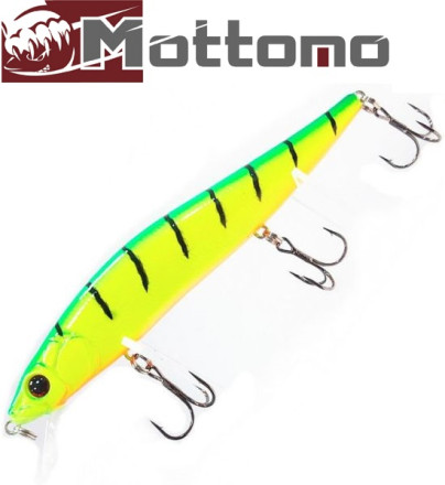 Воблер Mottomo Ostra 130F #Lime Tiger