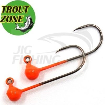 Джиг-головки Trout Zone BL #2 Orange (5шт/уп)