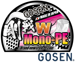 Шнур Gosen W Mono-PE 150m White #0.1 0.053mm 3.1lb 1.4kg