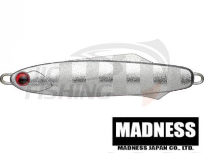 Воблер Madness Shiriten Jig 30S #10 Silver Glow Dark Zebra