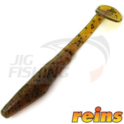 Силиконовые приманки Reins Rockvibe Shiner 4&quot; #429 Motor Oil Pepper