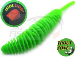 Мягкие приманки Trout Zone Plamp 1.6&quot; Green Cheese Sherbet