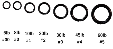 Заводные кольца Yarie Split Ring No.806 Trasure In Waves #00