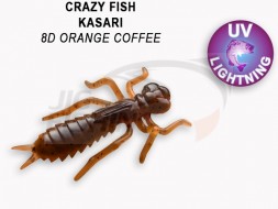Мягкие приманки Crazy Fish Kasari Floating 1&quot; 8D Orange Coffee