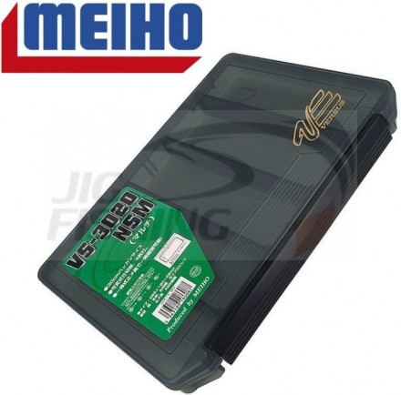 Коробка рыболовная Meiho/Versus VS-3020NSM Black 255x190x28mm