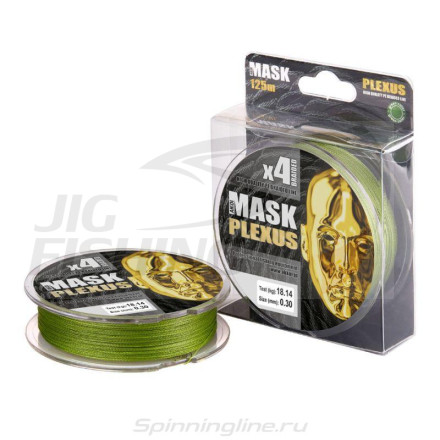 Плетеный шнур Akkoi Mask Plexus X4 125m Green 0.18mm 7.71kg