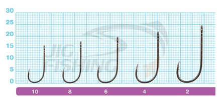 Одинарные крючки Owner/C&#039;ultiva Trout Salmon S-59BC #4
