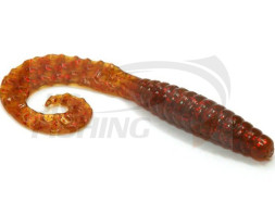 Мягкие приманки Bait Breath Curly Grub 2.5&quot; #Ur23 Pumpkin Red