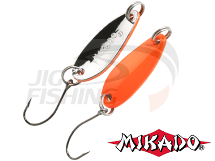 Колеблющаяся блесна Mikado Mini 1.5gr #Orange/Silver