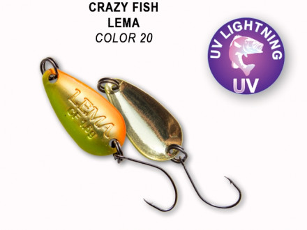 Колеблющиеся блесна Crazy Fish Lema 1.6gr #20