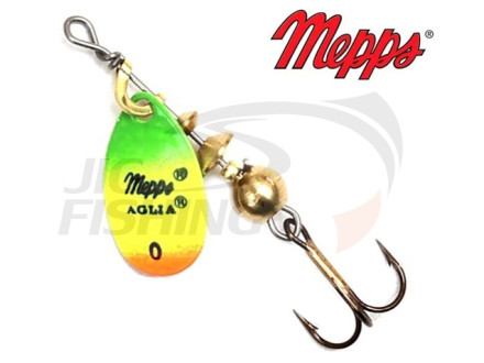 Вращающаяся блесна Mepps Aglia Fluo 0 #Tiger