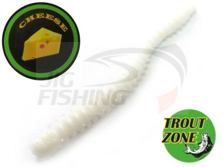 Мягкие приманки Trout Zone Ripper 2.5&quot; White Cheese