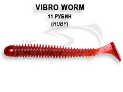 Мягкие приманки Crazy Fish Vibro Worm 2&quot; 11 Ruby