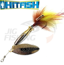 Вращающаяся блесна HitFish Palia Long Heavy #1 8gr 55mm 55