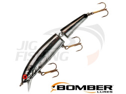 Воблер Bomber Jointed Long A B15J 119F #XMB Chrome Black Back