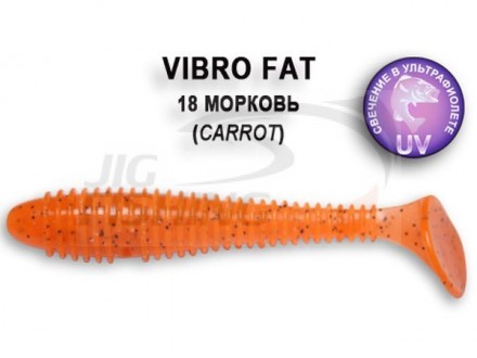 Мягкие приманки Crazy Fish Vibro Fat 2.8&quot; 18 Carrot