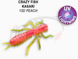 Мягкие приманки Crazy Fish Kasari Floating 1&quot; 13D Peach