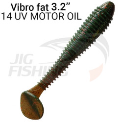 Мягкие приманки Crazy Fish Vibro Fat 3.2&quot; 14 UV Motor Oil