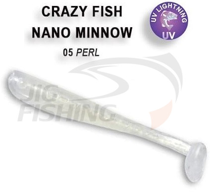 Мягкие приманки Crazy Fish Nano Minnow 2.2&quot; #05 Perl